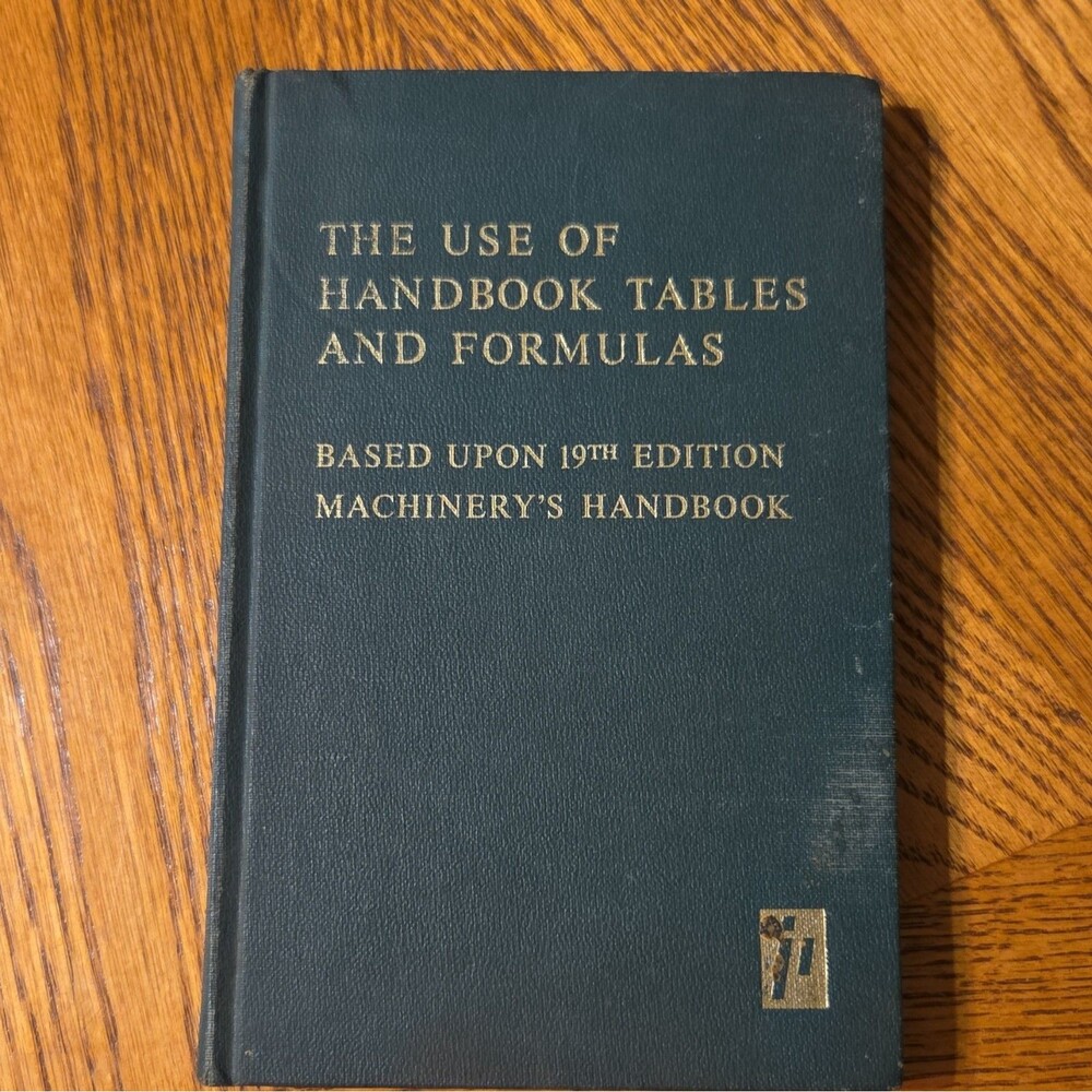 The Use of Handbook Tables and Formulas by Franklin D. Jones John M. Amiss 1971